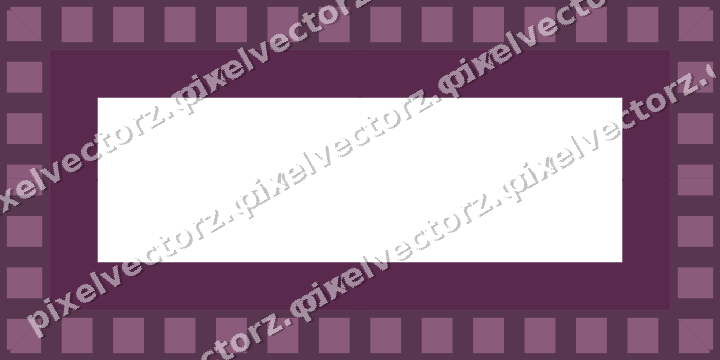 Decorative picture frame border in dark magenta and lime with dentil