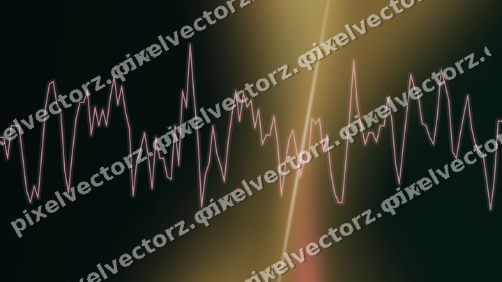 Leuchtender Neon Diagramm Hintergrund in Rosa und Bernstein