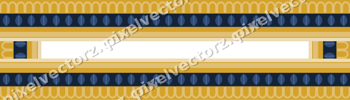 Decorative picture frame border in dark blue with arcade frieze
