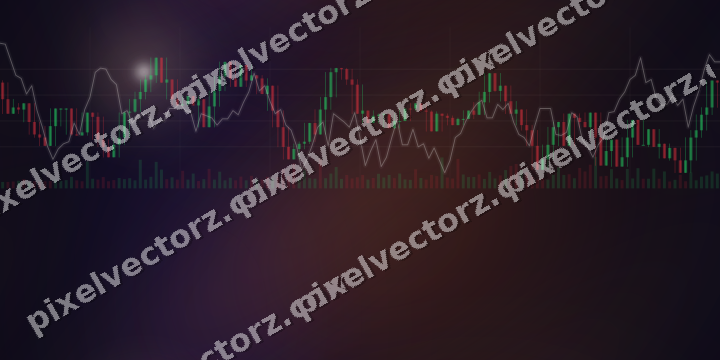Nahtloser Neon Diagramm Hintergrund in Orange und Blau