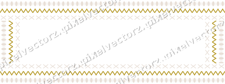 Decorative picture frame border in amber and pale orange with zigzag