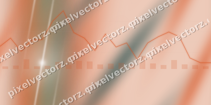 Nahtloser Pastell Diagramm Hintergrund in Orange und Petrol