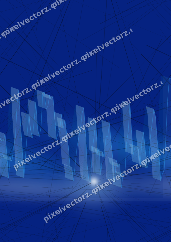 Nahtloser Neon Diagramm Hintergrund in Türkis und Blau