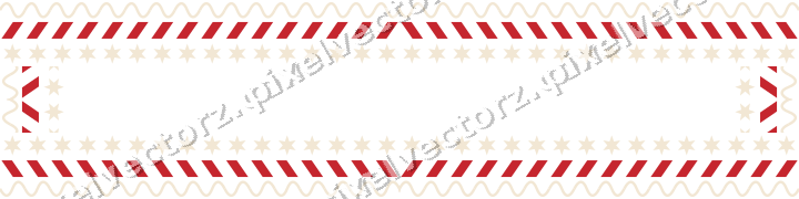 Decorative picture frame border in dark green and red with wave band
