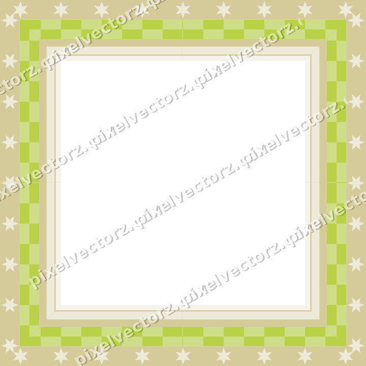 Decorative picture frame border in dark magenta with star band