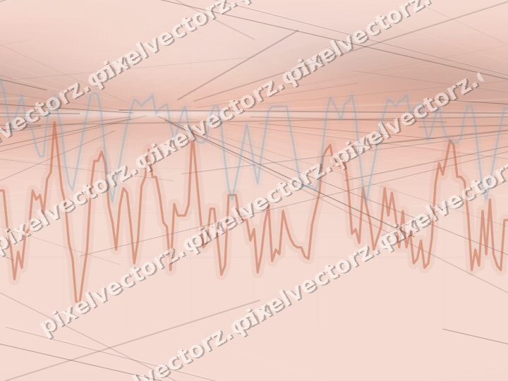 Nahtloser Pastell Diagramm Hintergrund in Orange und Türkis