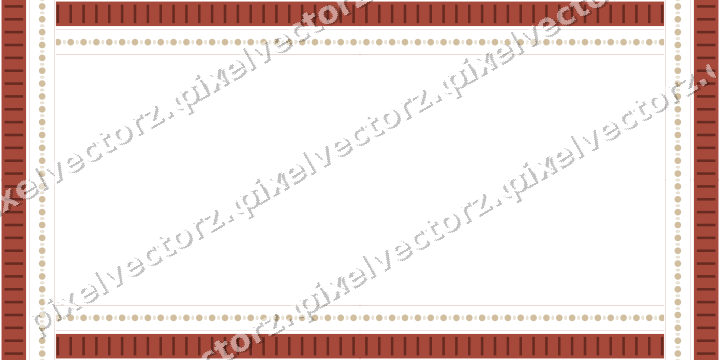 Decorative picture frame border in orange and amber with bead and reel