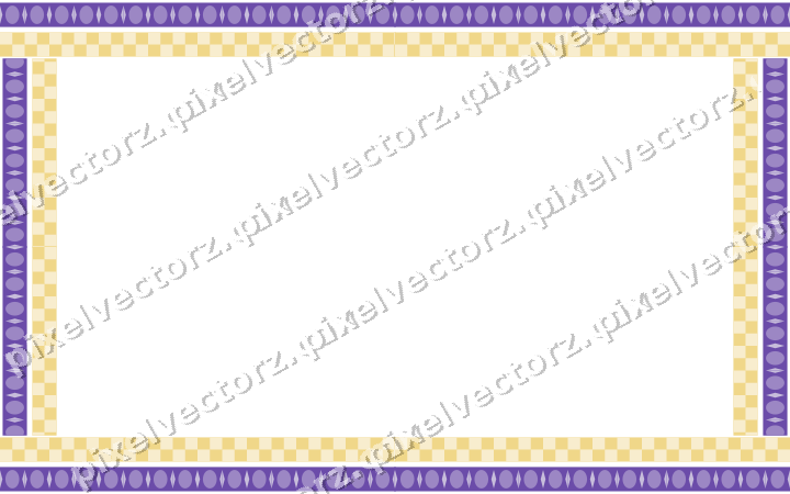 Decorative picture frame border in amber and purple with egg and dart