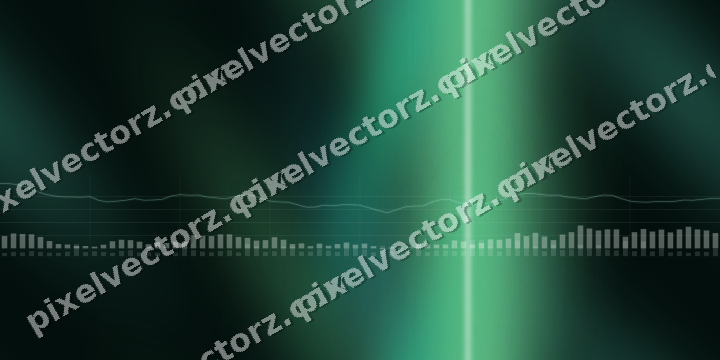 Nahtloser Neon Diagramm Hintergrund in Grün und Petrol