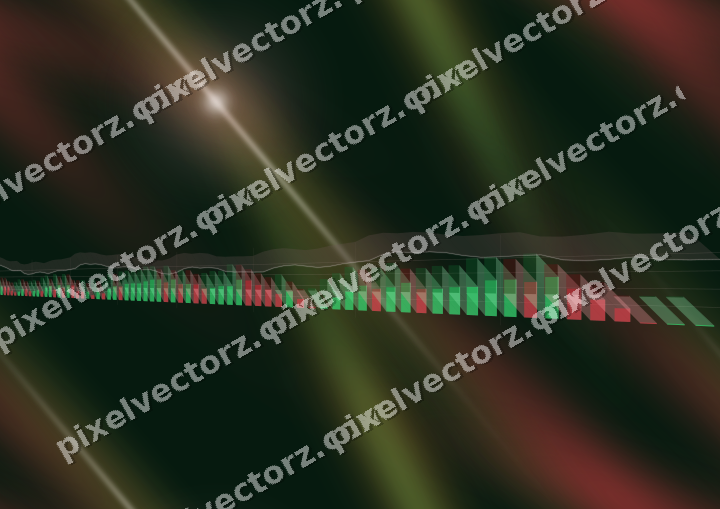 Nahtloser Neon Diagramm Hintergrund in Rot und Orange