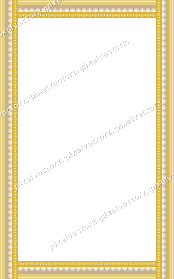 Decorative picture frame border in lime and yellow with scale band