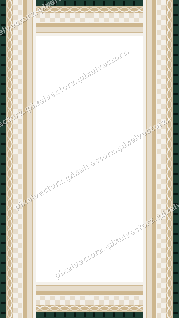 Decorative picture frame border in dark red with guilloche