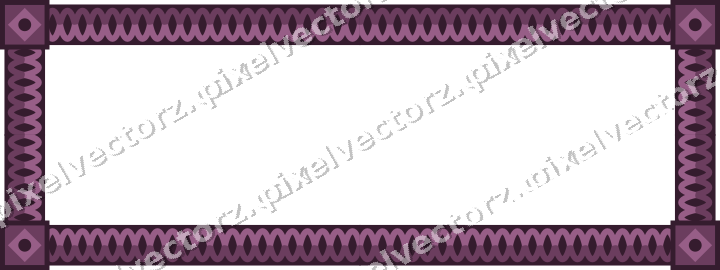 Decorative picture frame border in dark magenta with guilloche