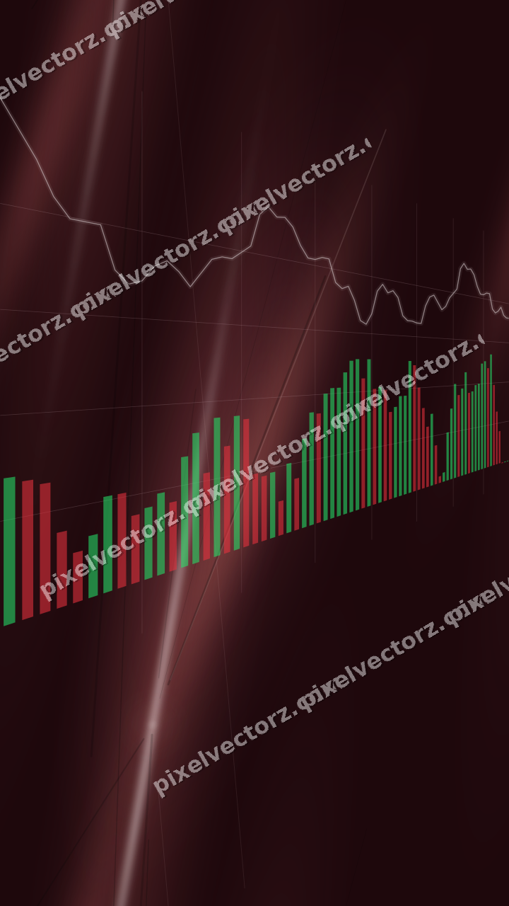 Nahtloser Neon Diagramm Hintergrund in Rosa und Rot