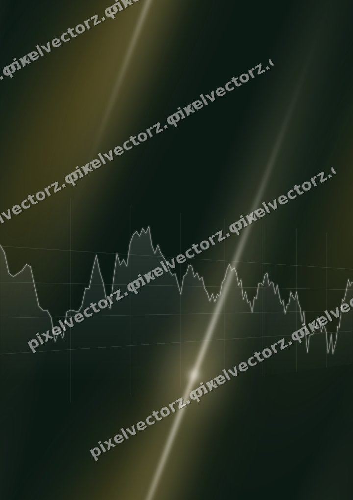 Nahtloser Neon Diagramm Hintergrund in Bernstein und Dunkelgrün