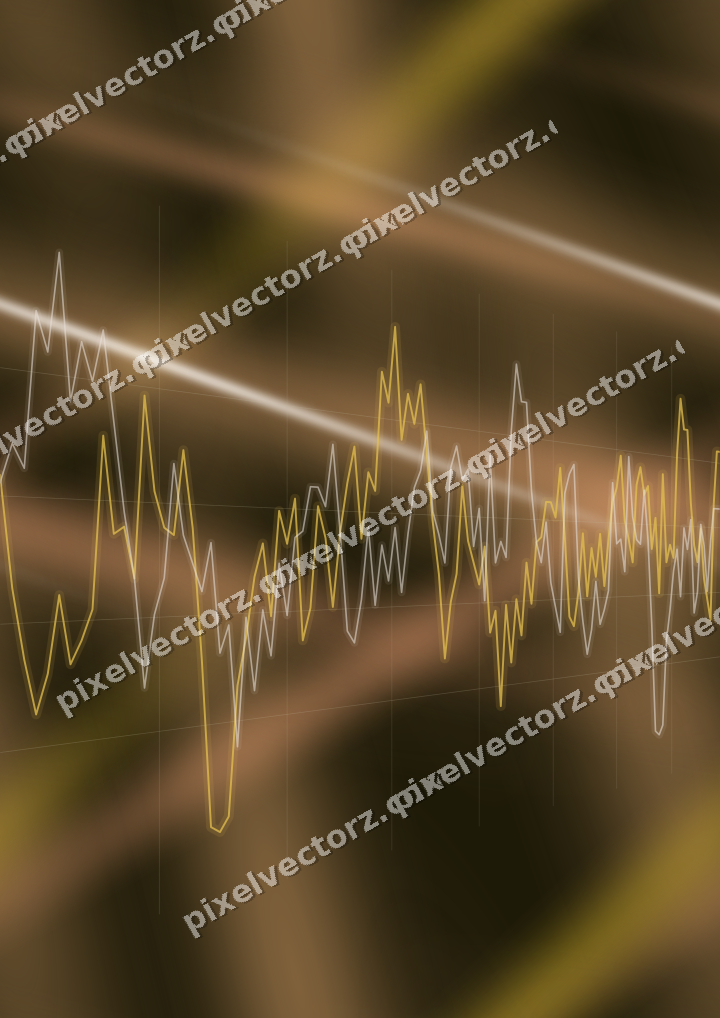 Nahtloser Neon Diagramm Hintergrund in Bernstein und Orange