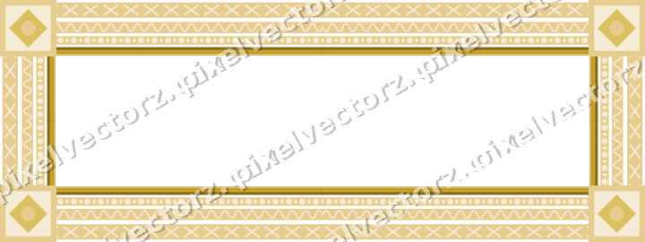Decorative picture frame border in dark green with bead and reel