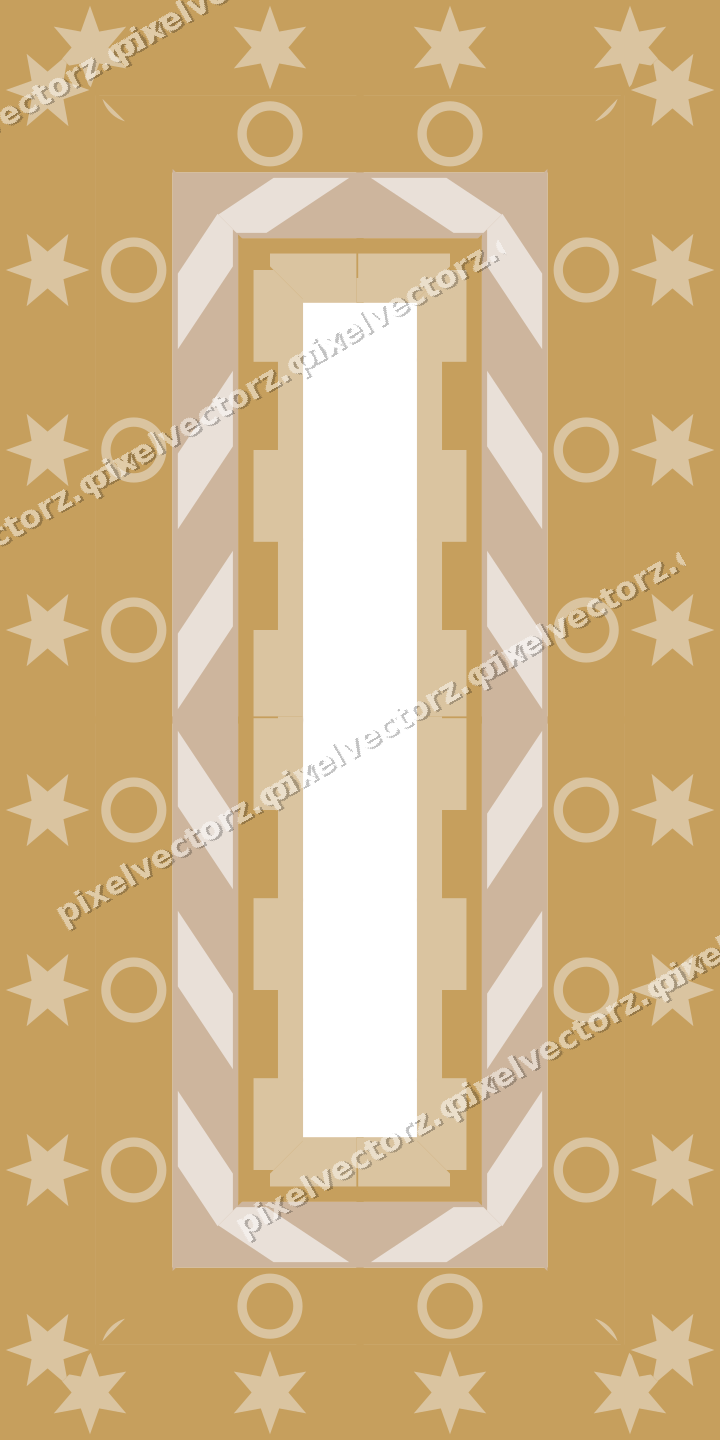 Decorative picture frame border in amber with diagonal band