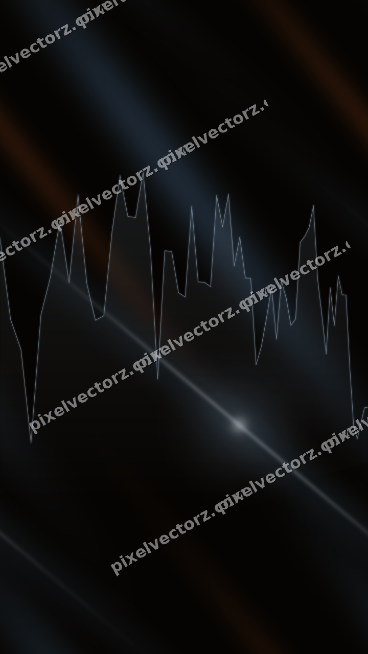 Nahtloser Neon Diagramm Hintergrund in Blau und Orange