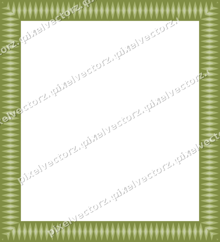 Decorative picture frame border in lime and pink with diamond band