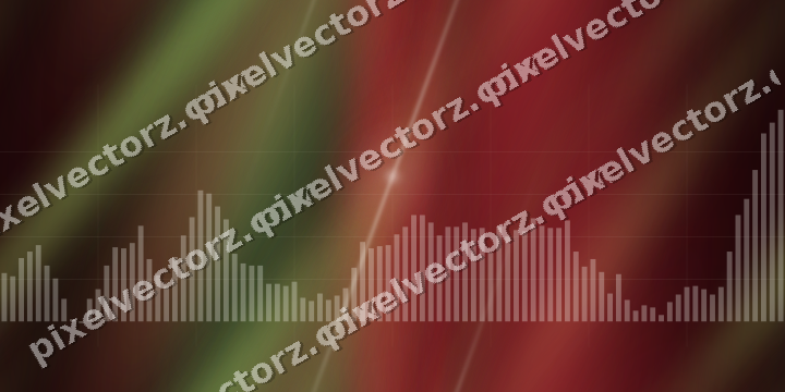 Nahtloser Neon Diagramm Hintergrund in Rot und Grün
