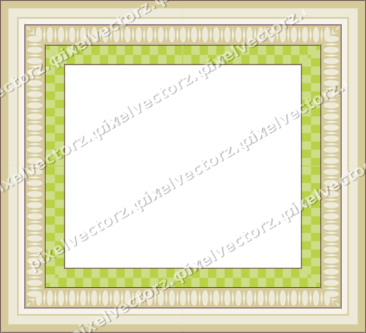 Decorative picture frame border in dark magenta with egg and dart