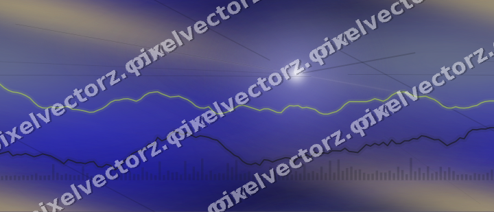 Nahtloser Neon Diagramm Hintergrund in Blau und Violett