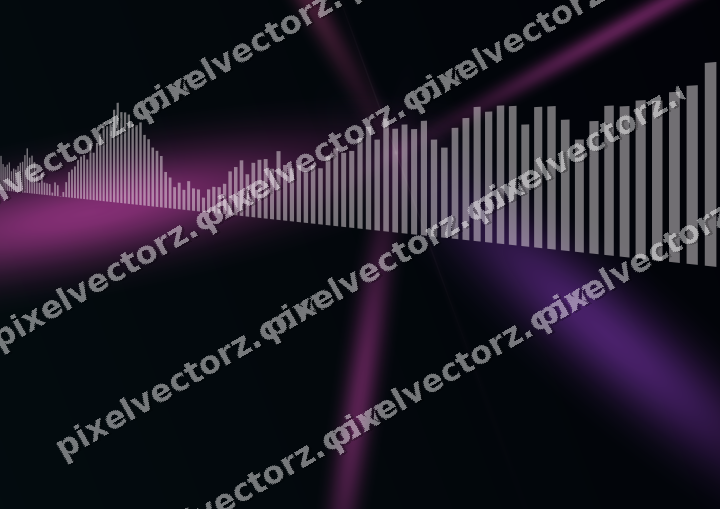 Leuchtender Neon Diagramm Hintergrund in Magenta und Violett