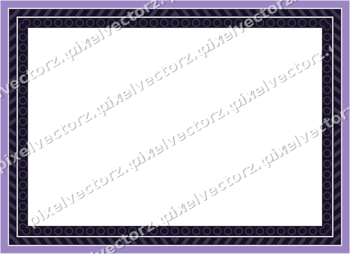Decorative picture frame border in amber and purple with diagonal band