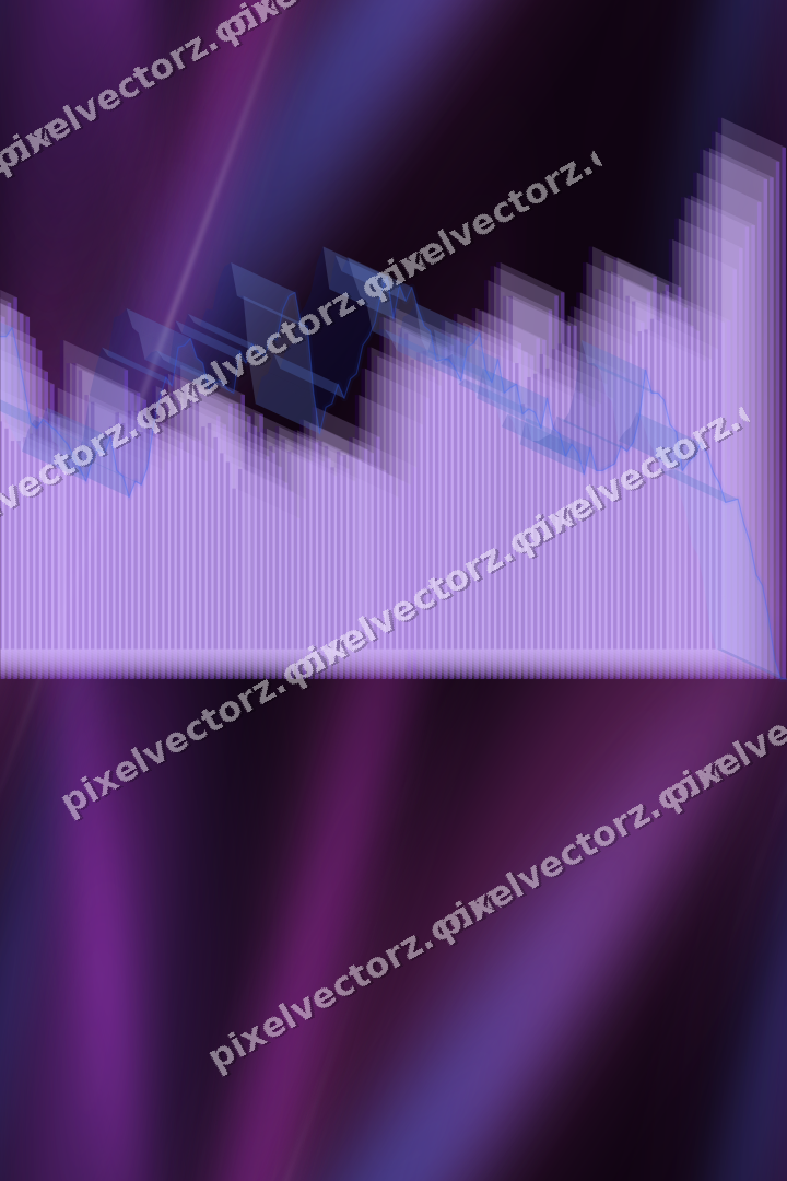 Nahtloser Neon Diagramm Hintergrund in Violett und Blau