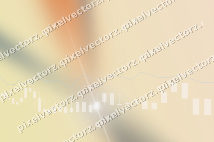 Zarter Pastell Diagramm Hintergrund in Dunkelblau und Orange