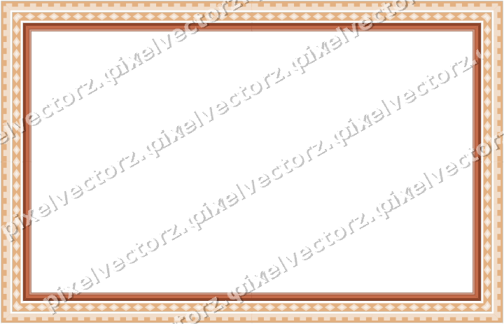 Decorative picture frame border in dark teal with diamond band