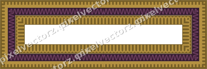 Decorative picture frame border in dark magenta with step band