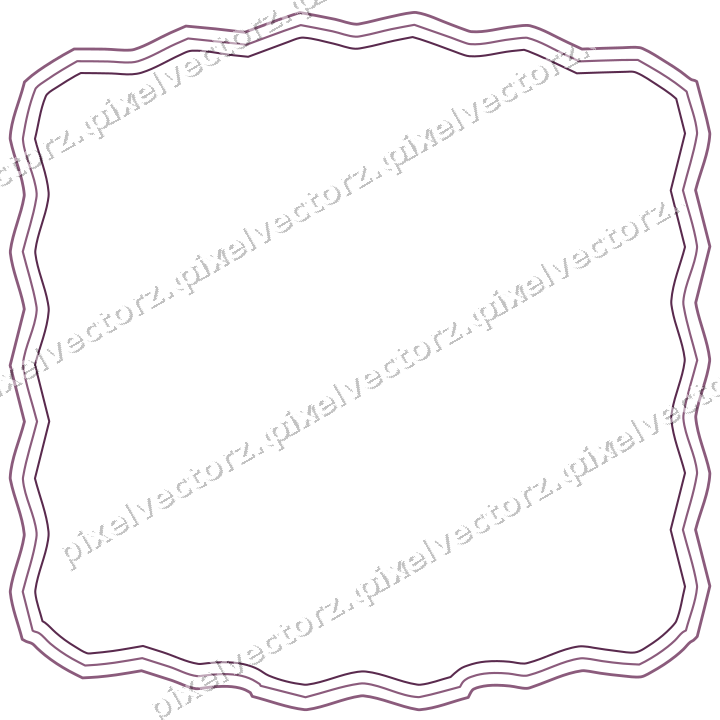 Decorative line art frame in dark magenta and lime with label plaque