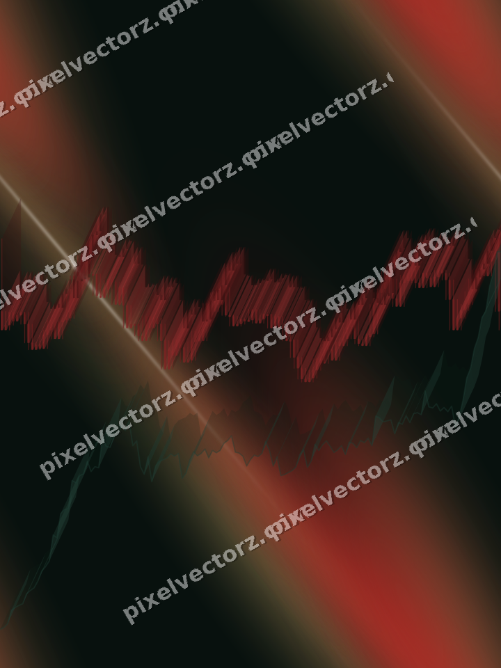 Nahtloser Neon Diagramm Hintergrund in Rot und Grün
