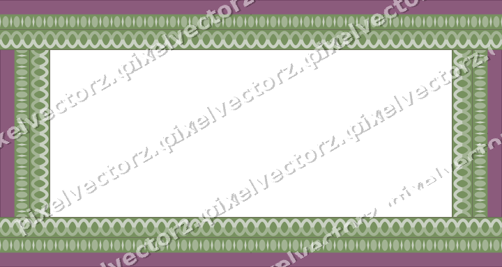 Decorative picture frame border in dark magenta with egg and dart