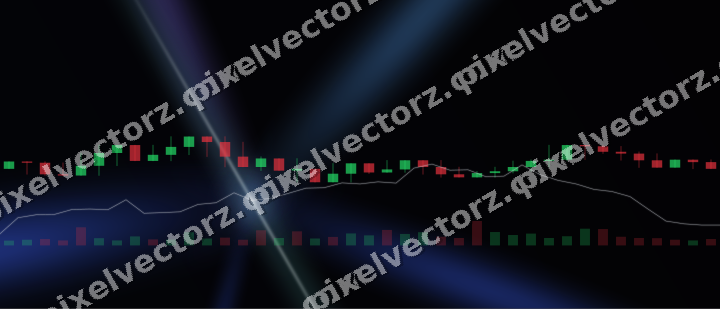 Leuchtender Neon Diagramm Hintergrund in Blau und Türkis