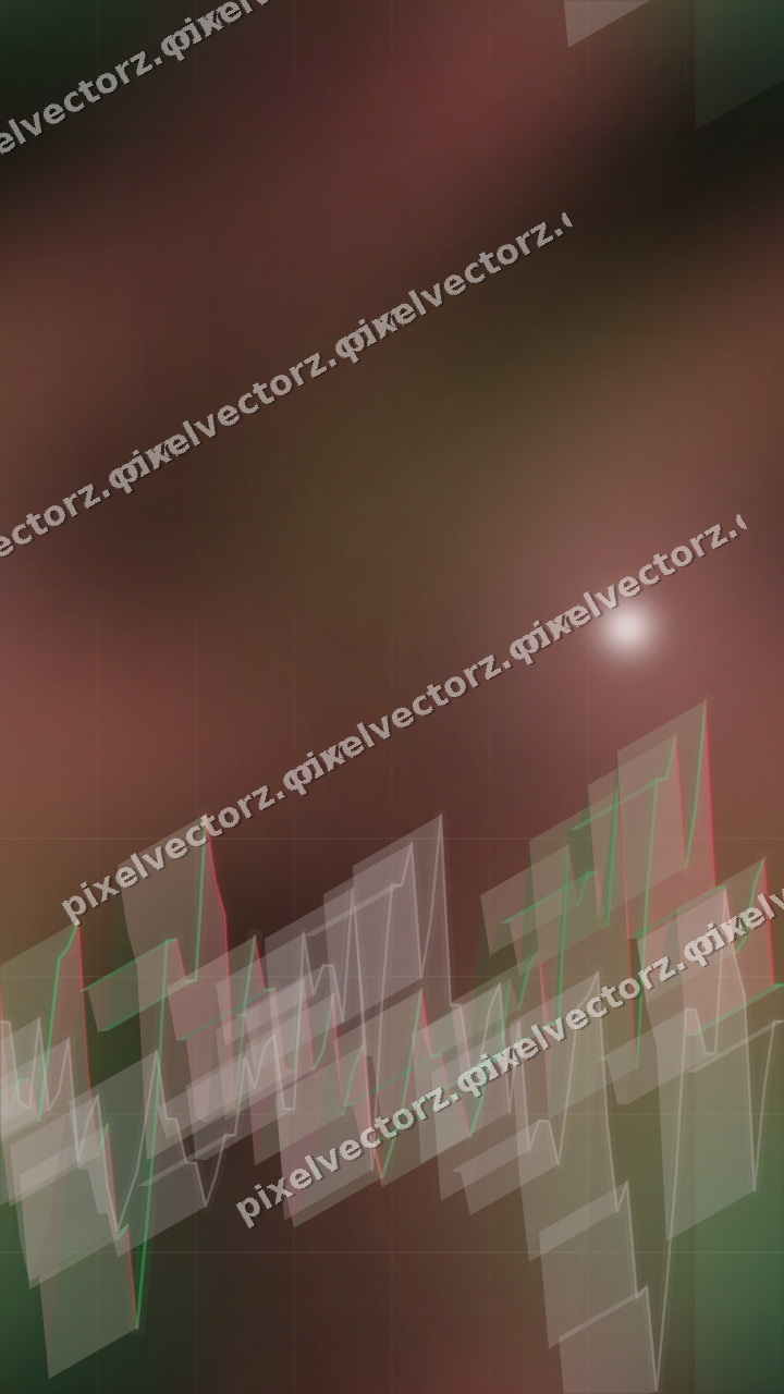 Nahtloser Neon Diagramm Hintergrund in Rot und Grün