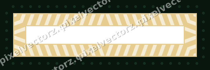 Decorative picture frame border in dark green and amber with dot row