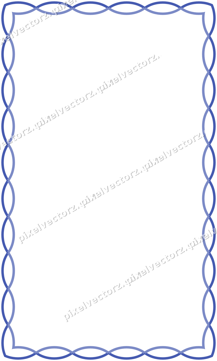 Decorative picture frame border in blue and cyan with guilloche