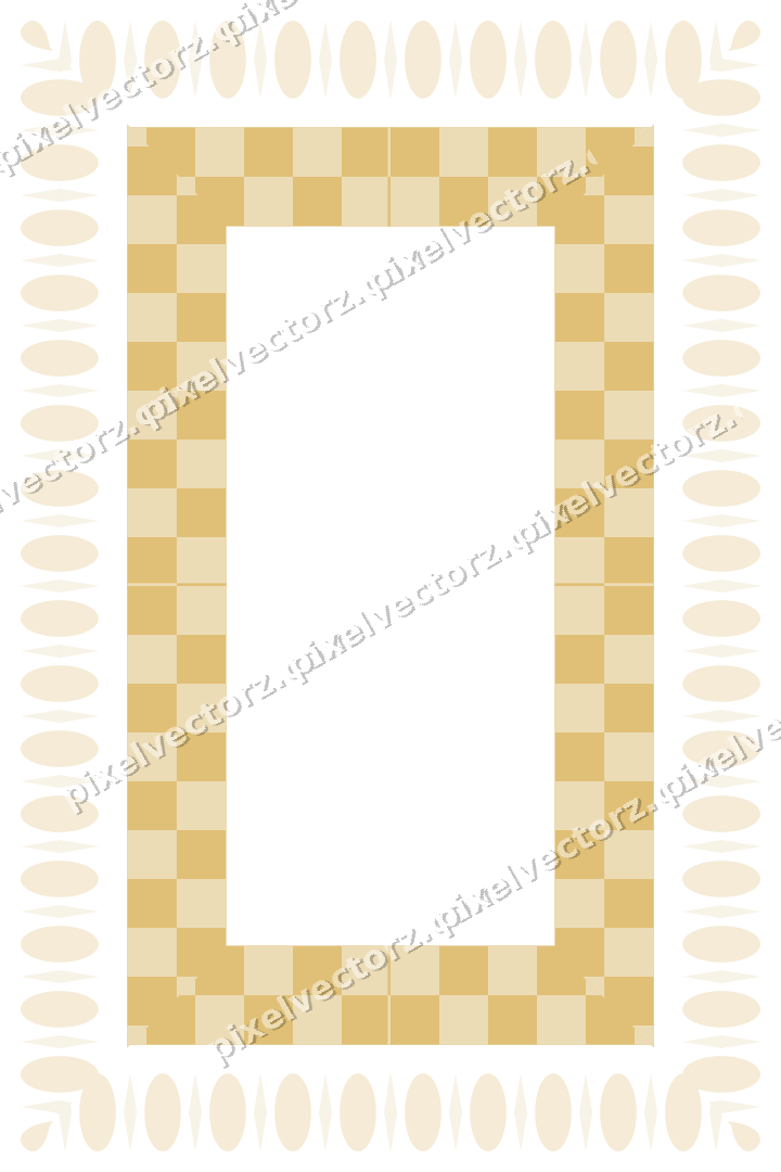 Decorative picture frame border in dark blue with egg and dart