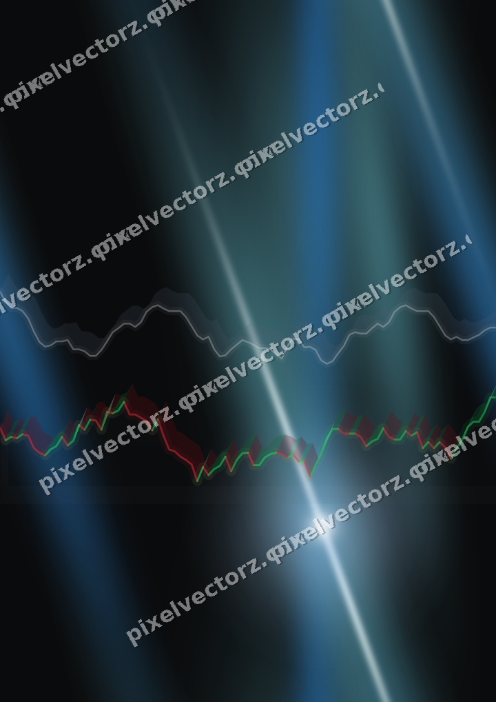 Nahtloser Neon Diagramm Hintergrund in Blau und Petrol