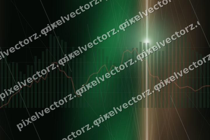Nahtloser Neon Diagramm Hintergrund in Grün und Rot
