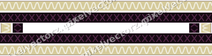 Decorative picture frame border in dark magenta with cross band