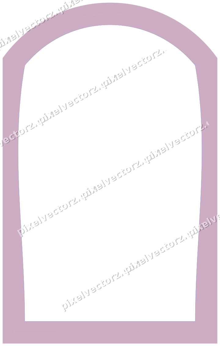 Decorative line art frame in purple and blue with label plaque