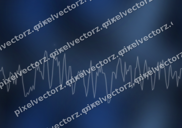 Nahtloser Neon Diagramm Hintergrund in Blau