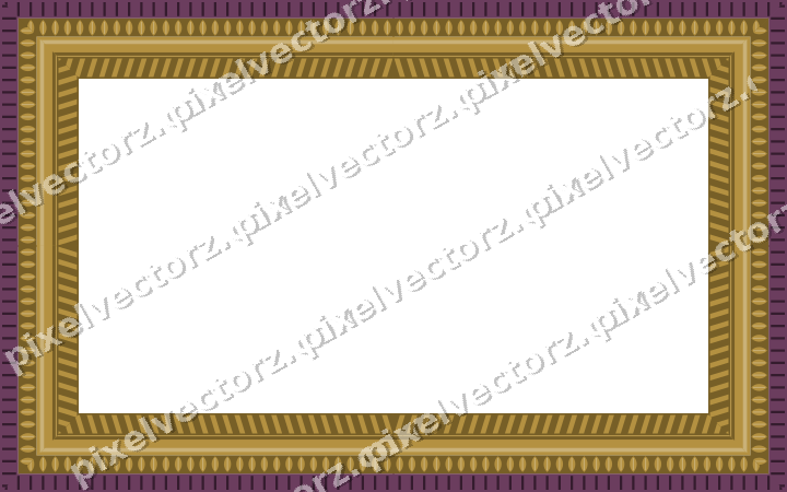 Decorative picture frame border in dark magenta with leaf moulding
