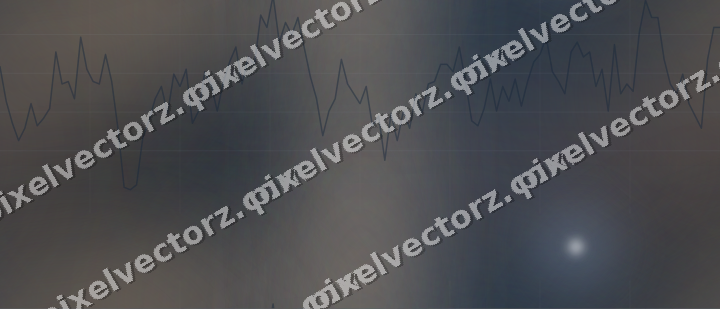 Nahtloser Neon Diagramm Hintergrund in Dunkelblau und Orange