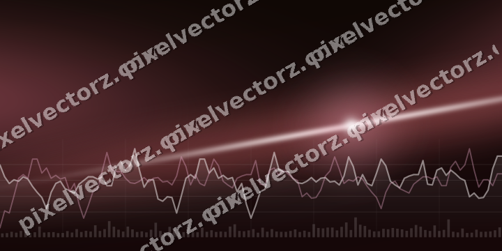 Leuchtender Neon Diagramm Hintergrund in Rosa und Rot