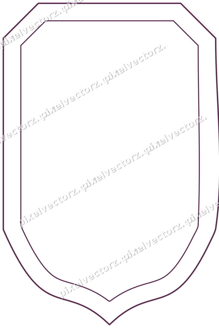 Decorative line art frame in dark magenta and lime with label plaque